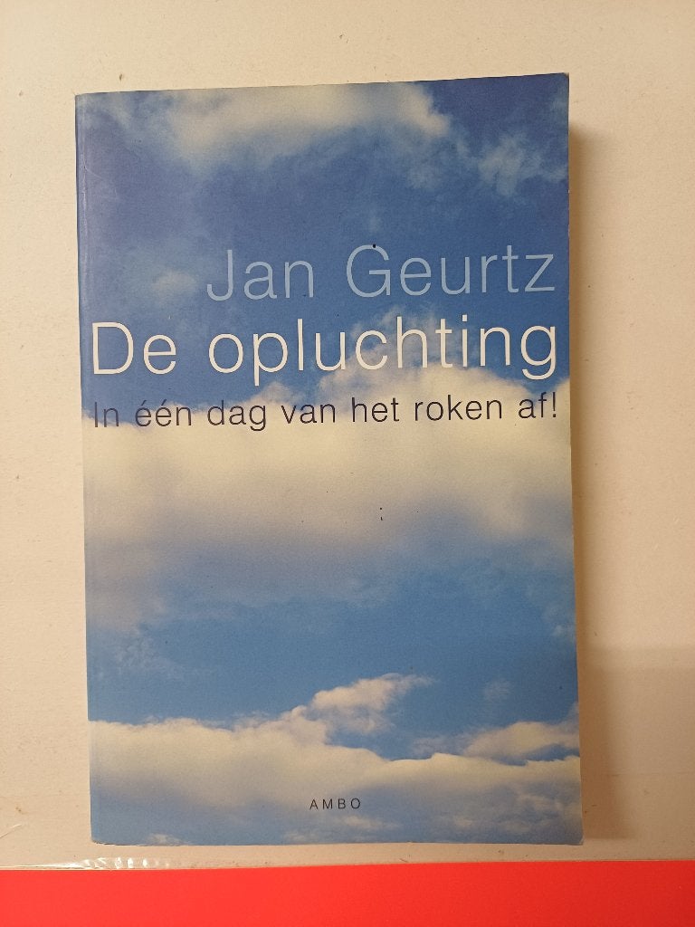 Boek - Jan Geurtz - De Opluchting, Ophalen of Verzenden, Gelezen, Gezondheid en Conditie