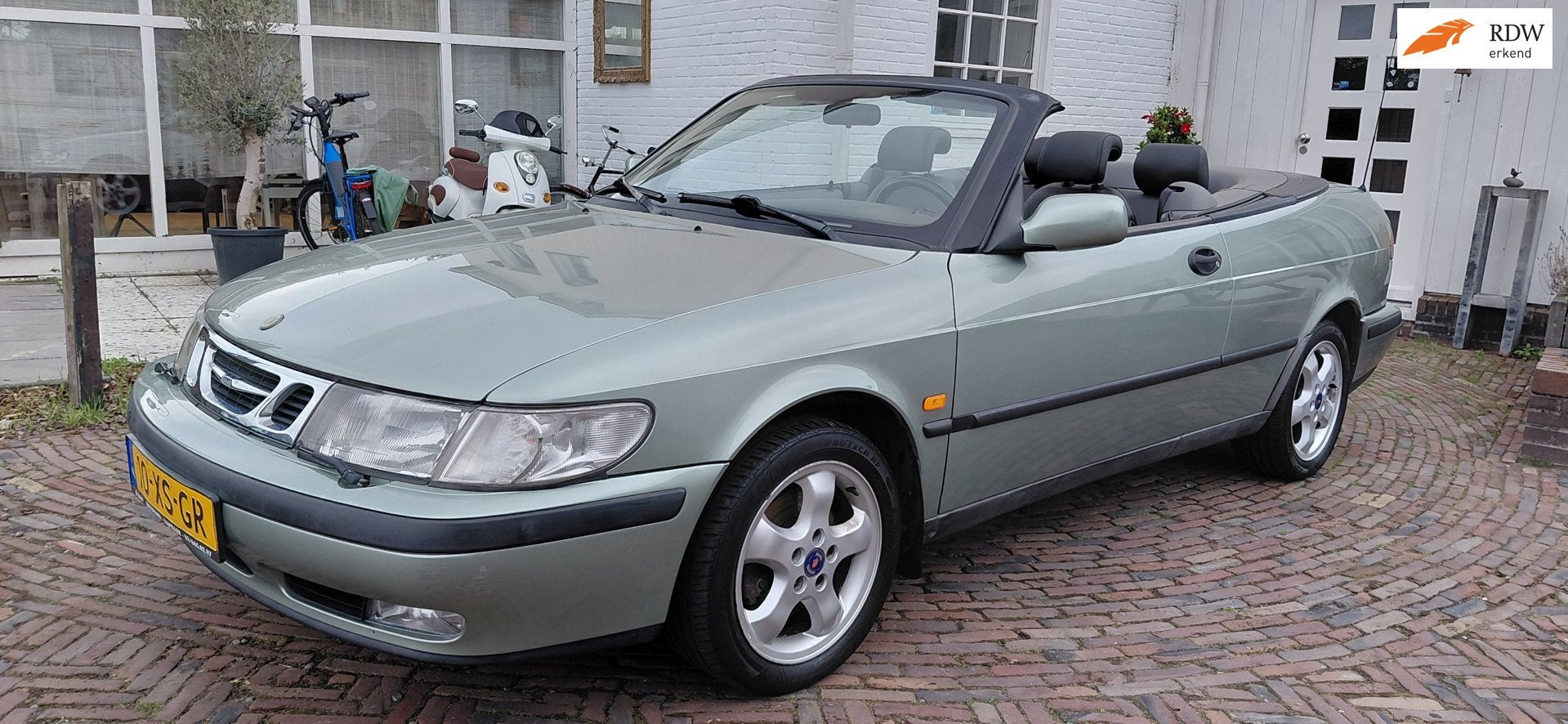 Saab 9-3 Cabrio 2.0 Turbo S Cabriolet Mooie en goede auto., Auto's, 730 kg, Gebruikt, Huisgarantie, 4 cilinders