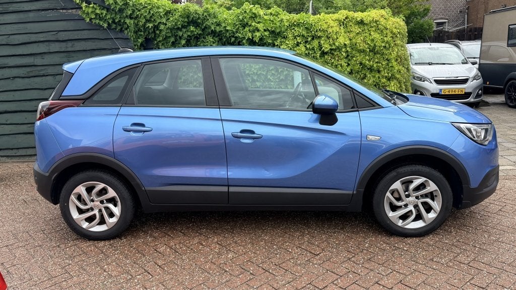 Opel Crossland X 1.2 T Innovation (bj 2019, automaat), Auto's, 12 maanden, Gebruikt, Blauw, Bedrijf