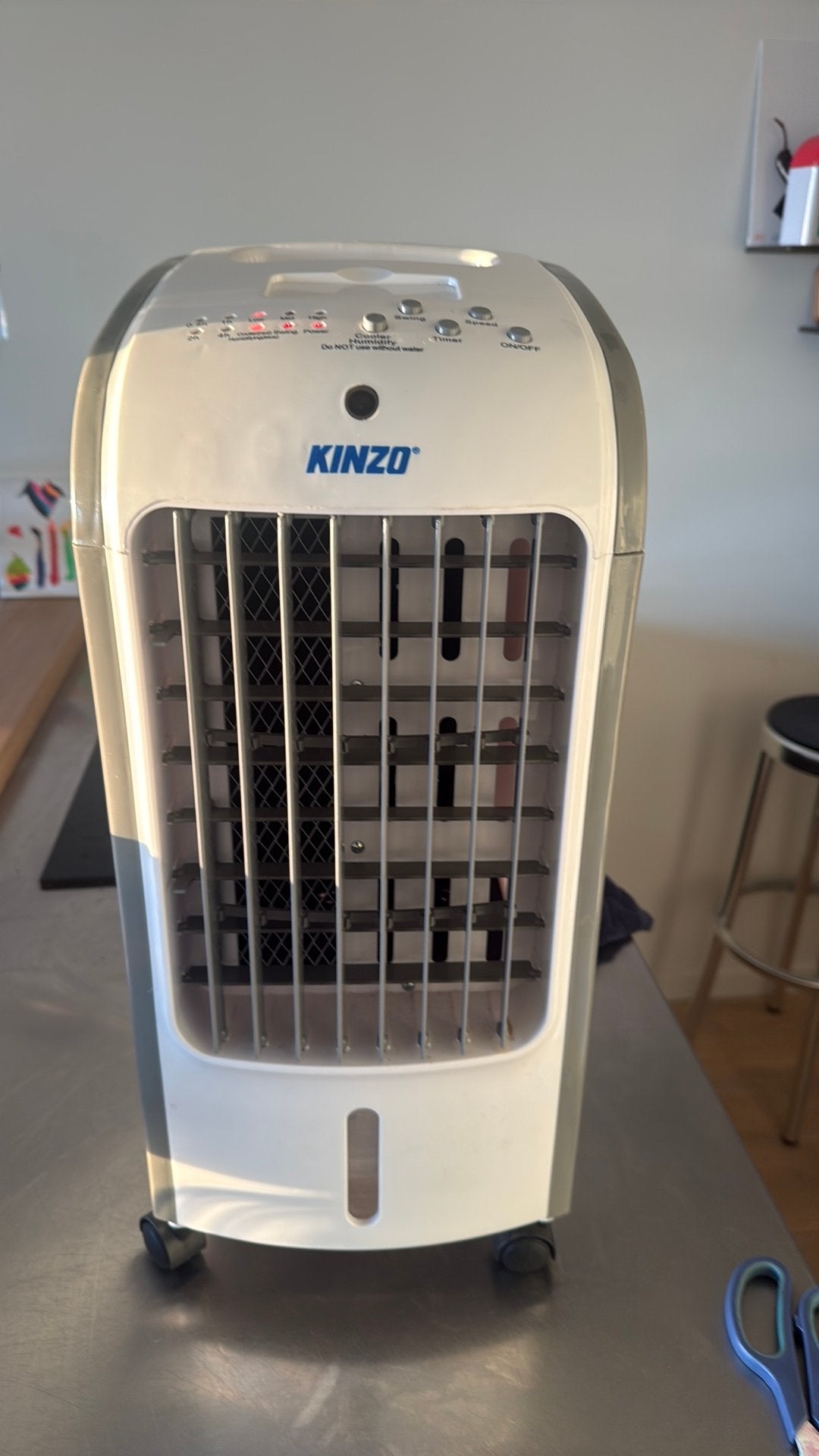 Ventilator/luchtbevochtiger/aircooler, Witgoed en Apparatuur, Airco's, Ophalen, Kinzo, Pb 130, Minder dan 60 m³