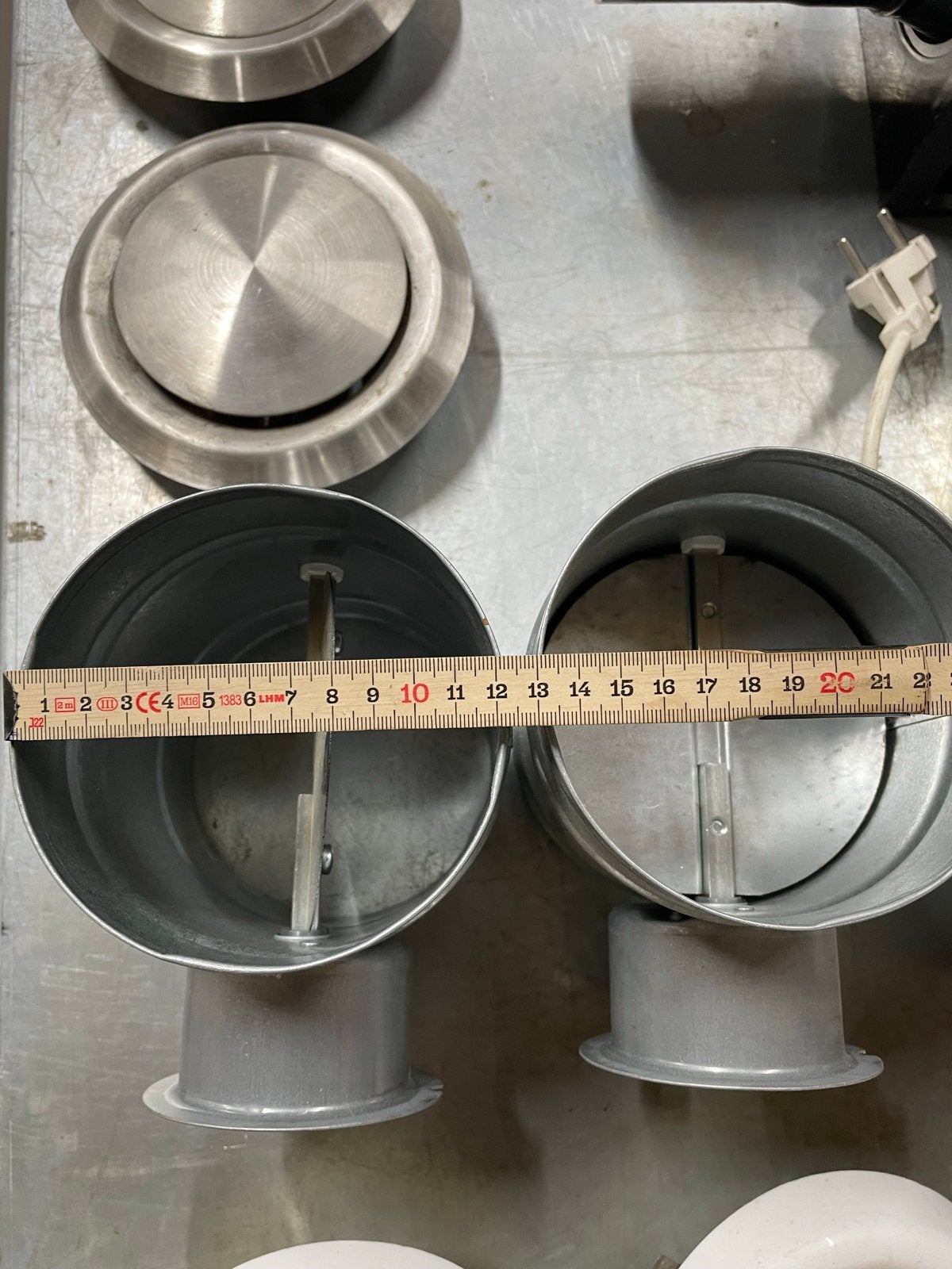 Ventilatie set: afzuiger, ventielen en vlinderkleppen, Ophalen of Verzenden, Gebruikt, Ventilator en Afzuiger