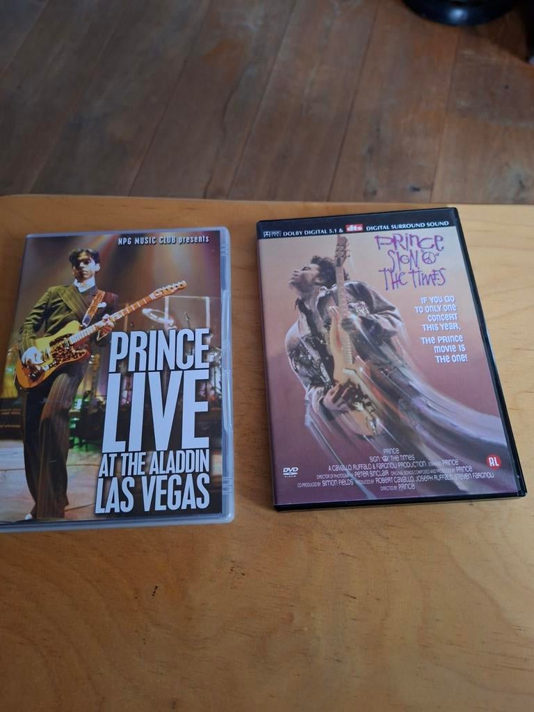 2 Prince Dvd's: Live at Aladdin & Sign of the Times, Alle leeftijden, Ophalen of Verzenden, Zo goed als nieuw, Muziek en Concerten