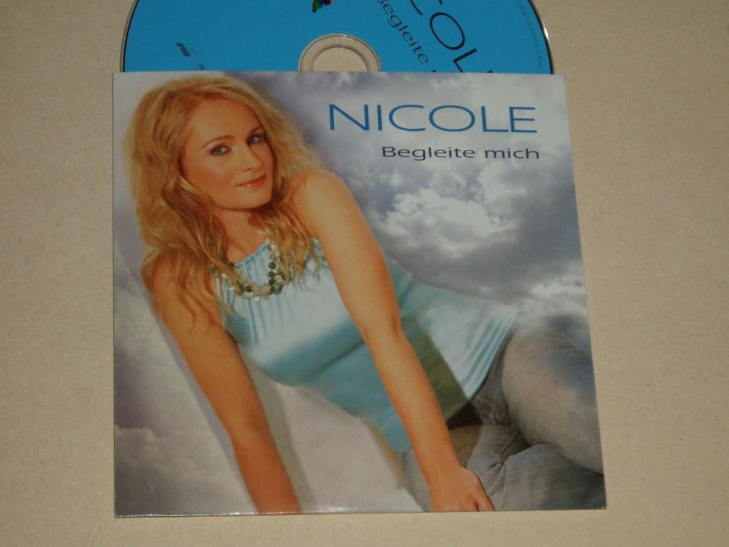 promo cd single Nicole - Begleite mich, 6 singles of meer, Verzenden, Gebruikt, Pop