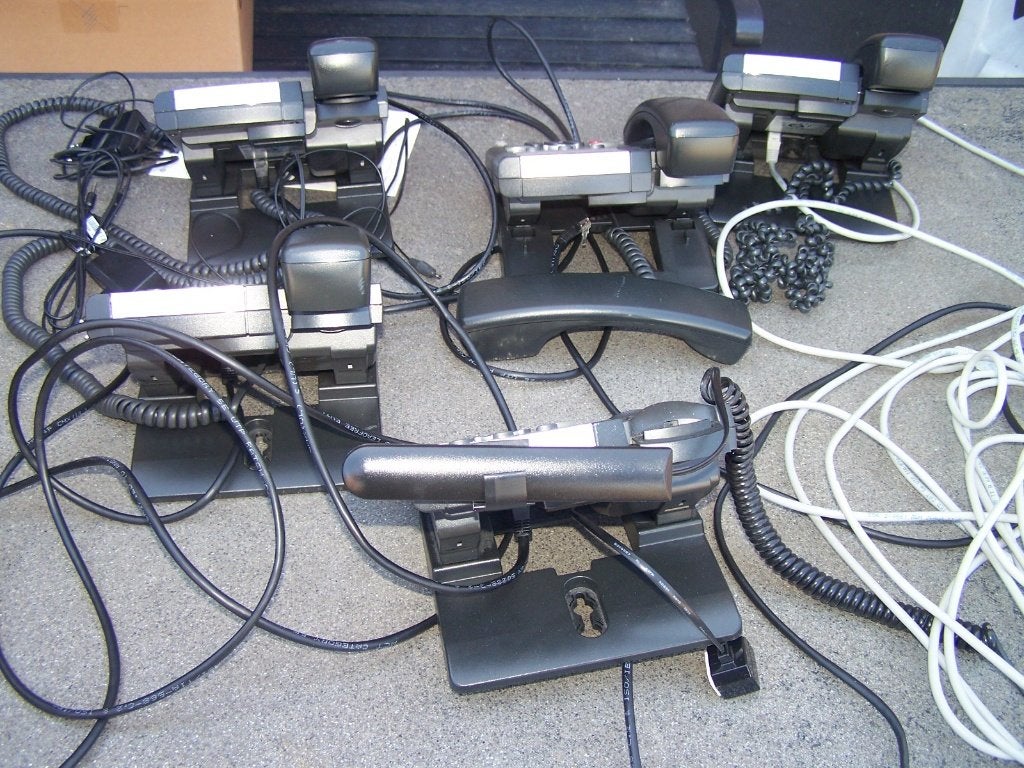 telefoon , polycom telefoons , polycom soundpoint telefoon, Ophalen, Gebruikt