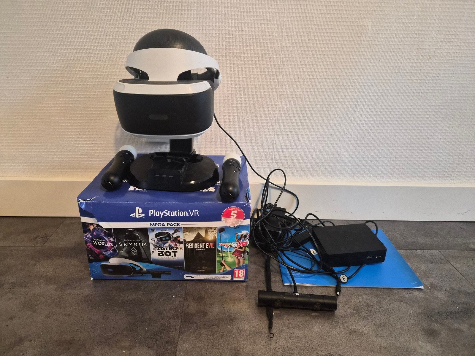 PlayStation VR-set met games en PS5 camera adapter, Spelcomputers en Games, Virtual Reality, Ophalen of Verzenden, Zo goed als nieuw