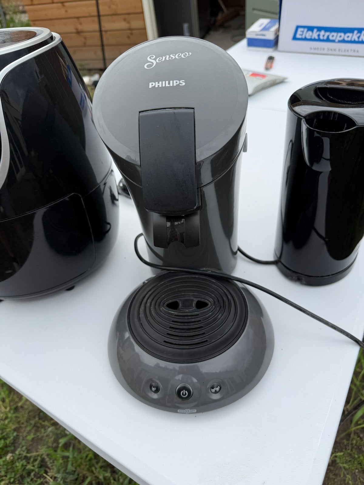 Philips Senseo Koffiezetapparaat - Zwart/Grijs, Koffiepads en cups, Gebruikt, Koffiemachine, Ophalen of Verzenden
