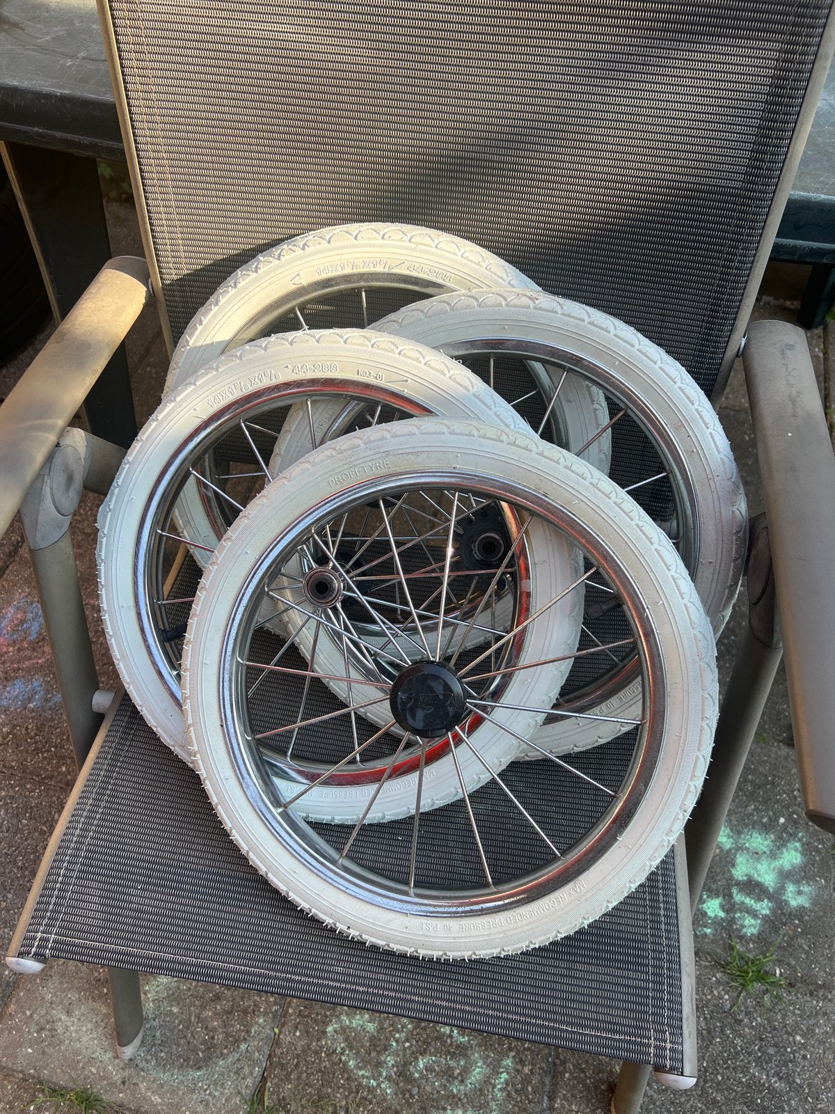 4 nieuwe kinderwagen banden - Profi Tyre 14x1 3/8x1 5/8, Ophalen, Kinderwagen, Overige merken, Nieuw