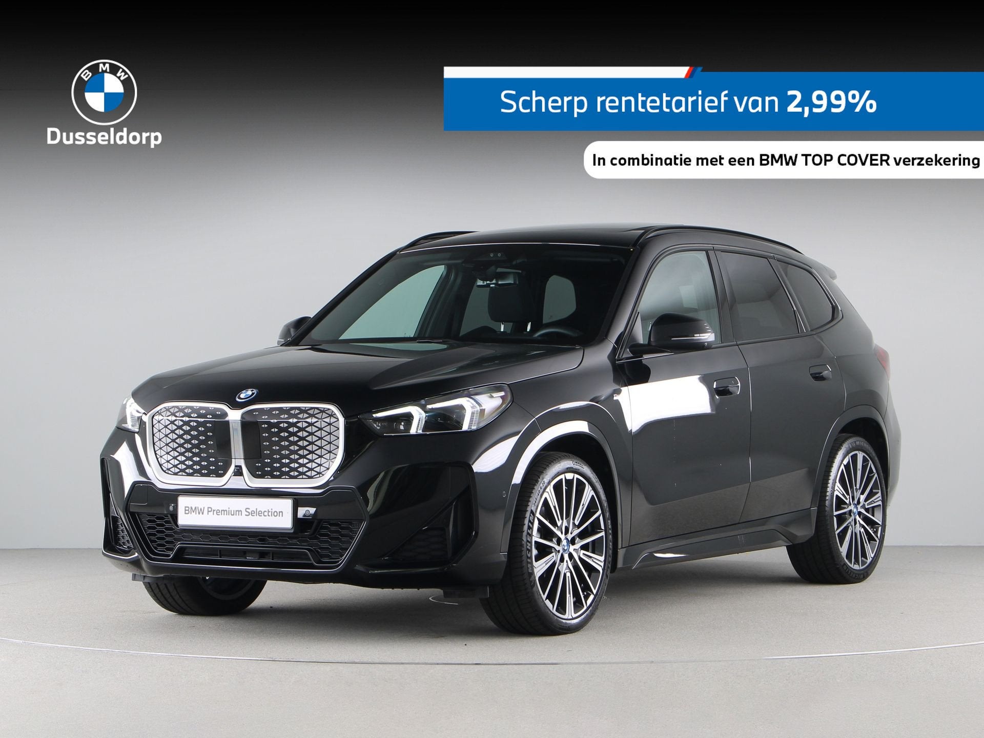 BMW iX1 eDrive20 67 kWh M-Sport SoH 100% (bj 2025), Dealer onderhouden, Gebruikt, Met garantie (alle), 24 min