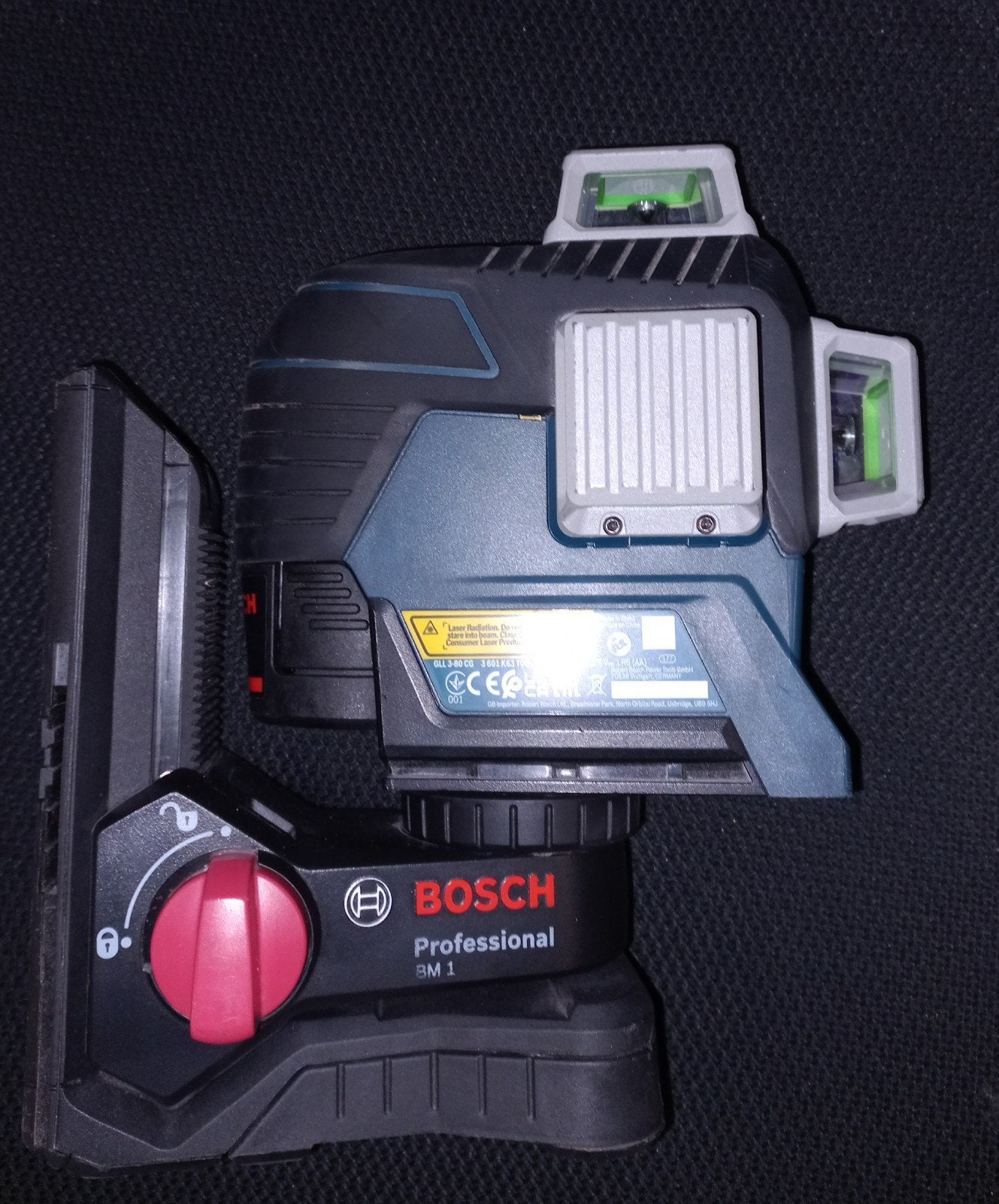 Bosch Professional GLL 3-80 CG Groene Kruislijnlaser, Ophalen, Zo goed als nieuw, Licht