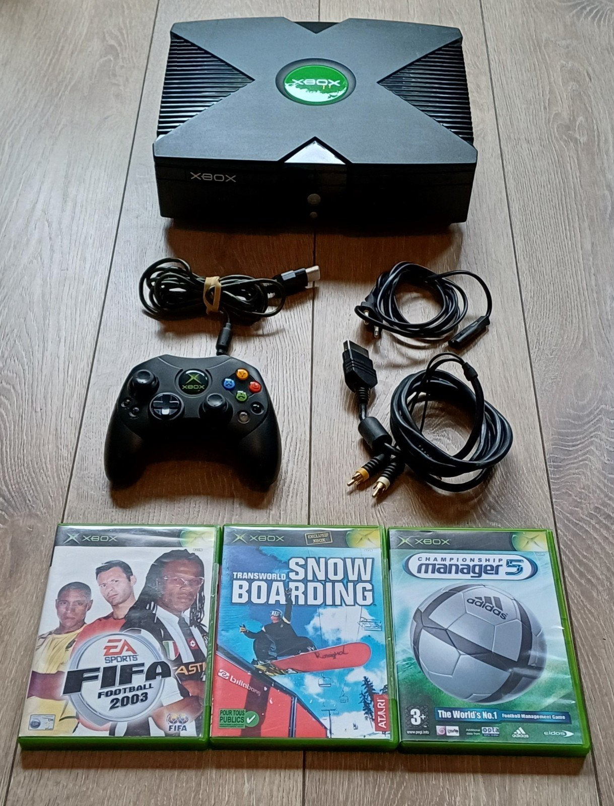 Xbox Classic bundel – getest & werkend – 3 games+controller, Ophalen of Verzenden, Gebruikt, Met 1 controller