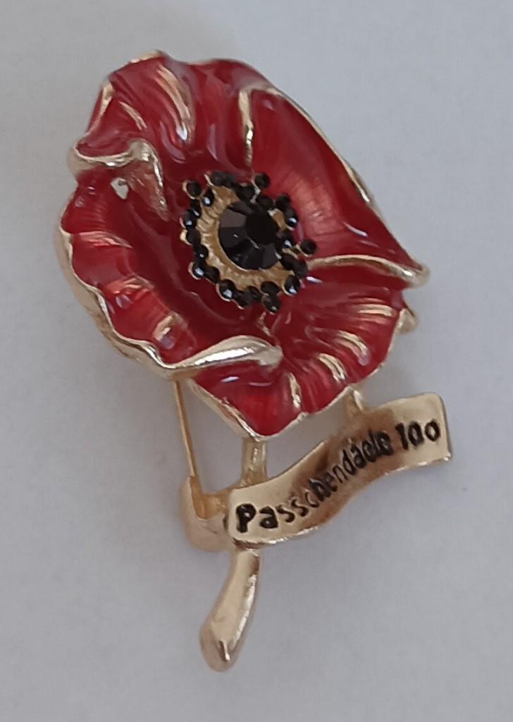 Bloem broche, Overige materialen, 4 tot 7 cm, Overige kleuren, Nieuw