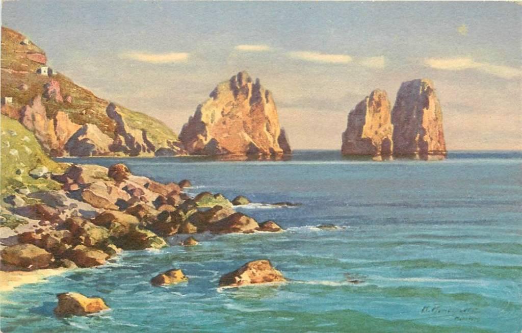 381-329-021 Capri Die Faraglioni, Verzenden, Voor 1920, Frankrijk