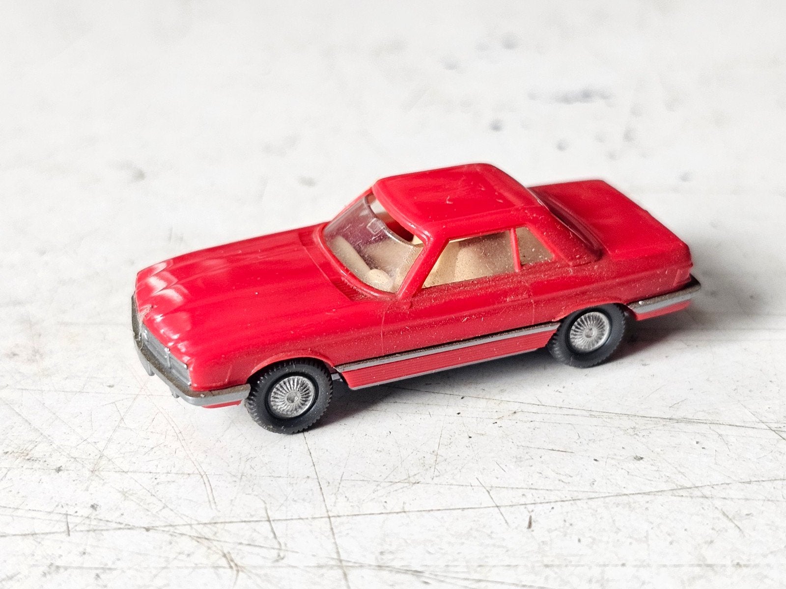 Modeltrein HO Wiking Mercedes - Rode Coupé, Overige merken, Gebruikt, 1:50 of kleiner, Auto