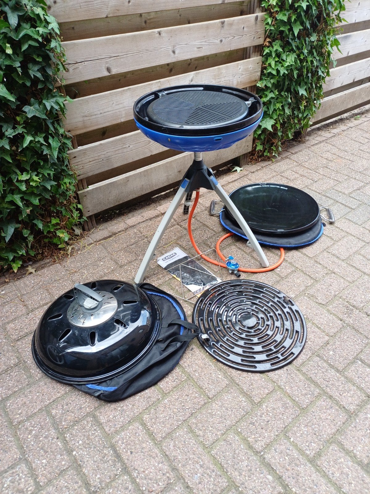 Cadac skottelbraai, Ophalen, Gebruikt, Cadac carri chef