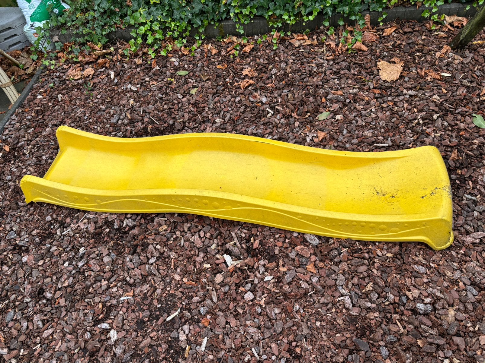 Glijbaan geel 216 cm, Kinderen en Baby's, Ophalen, Gebruikt, Glijbaan