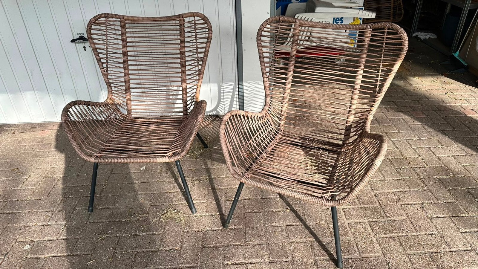 Lounge stoelen, Tuin en Terras, Tuinstoelen, Ophalen, Kunststof