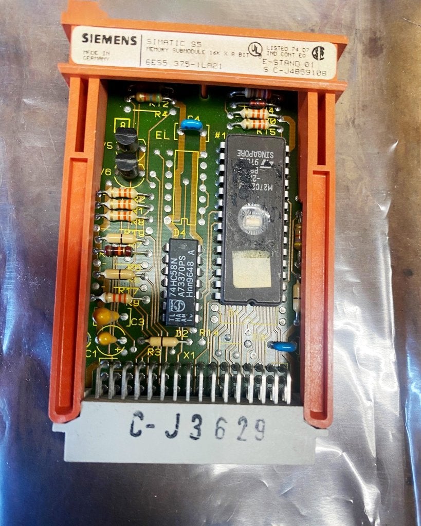 4x Siemens S5. Eprom 16Kb Gewist, Hobby en Vrije tijd, Ophalen of Verzenden, Gebruikt