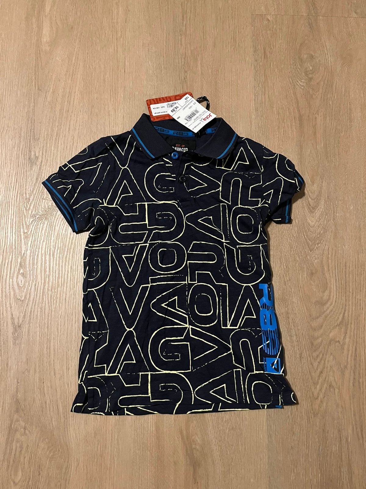 Polo jongen maat 128 / 134 ravagio nieuw met kaartje, Kinderen en Baby's, Ophalen of Verzenden, Nieuw, Jongen, Shirt of Longsleeve