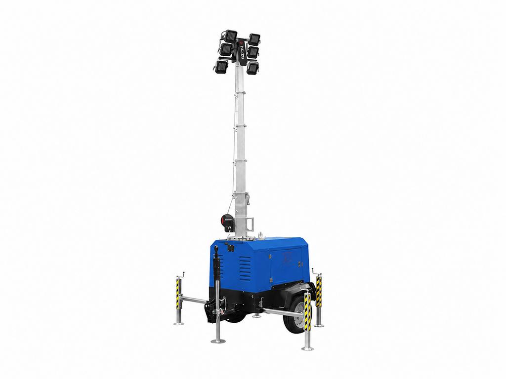 Te huur: Mobiele LED Lichtmast - Bouw & Event verlichting, Doe-het-zelf en Verbouw, Bouwverlichting, Ophalen of Verzenden