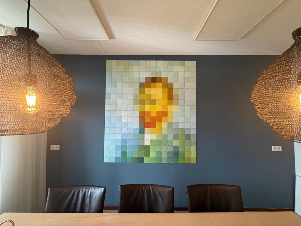 Ixxi van Gogh - Pixel Art Schilderij 160x180 cm, 125 cm of meer, Ophalen of Verzenden, 75 cm of meer, Print