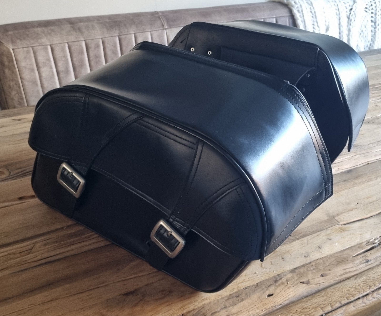 Originele Triumph leren zijtassen Bonneville T100, Ophalen of Verzenden