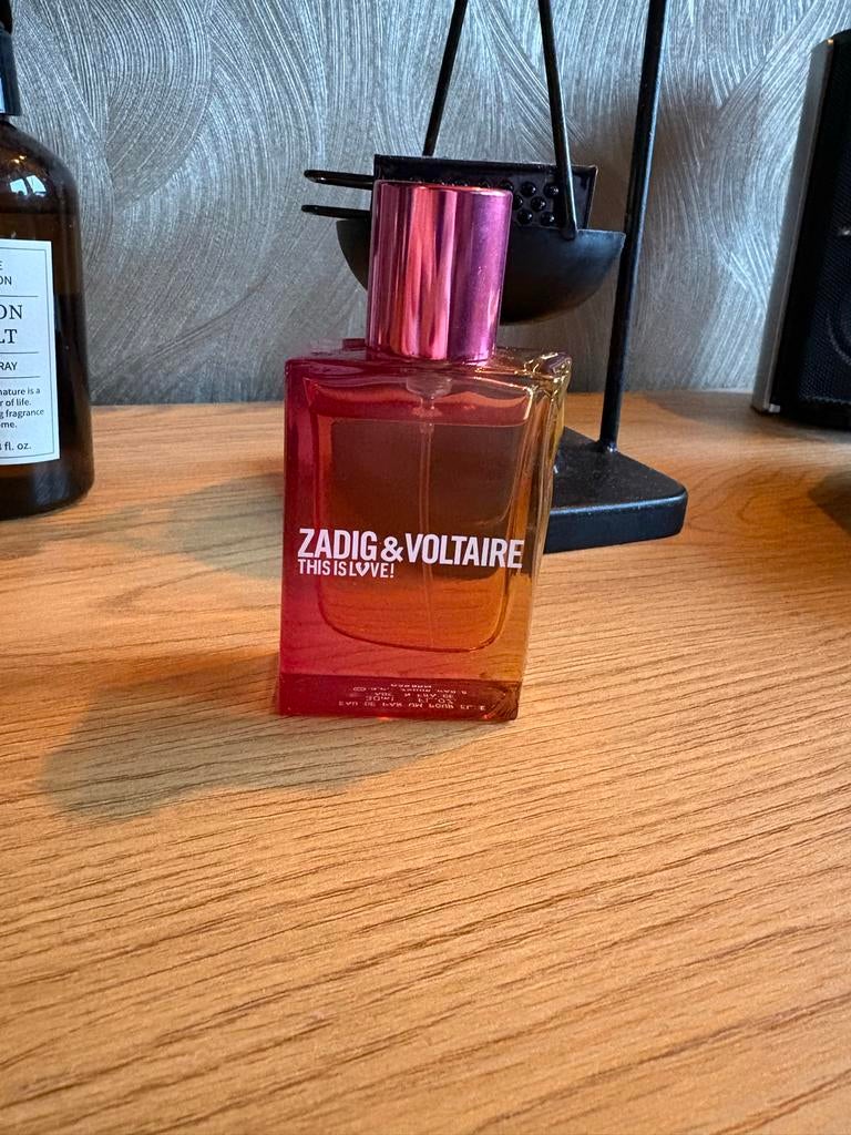 Zadig & Voltaire This is Love! Eau de Parfum 30ml, Verzamelen, Parfumverzamelingen, Verzenden, Nieuw, Parfumfles