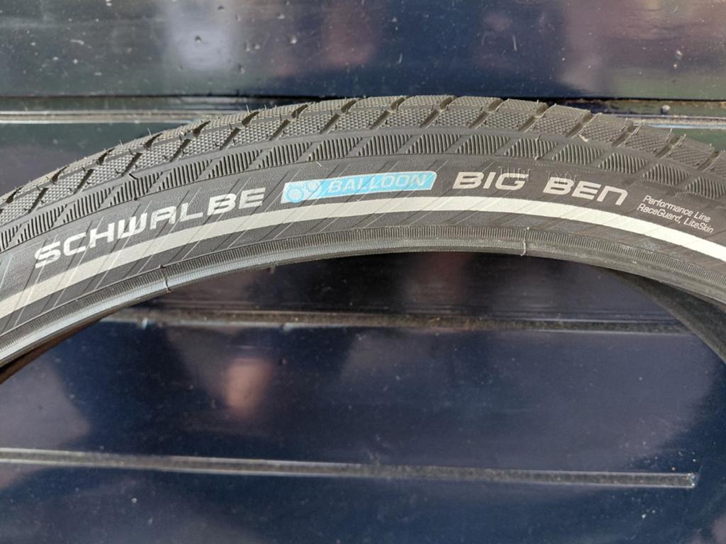 Schwalbe Big Ben Ballonfietsband 28x2.15 (55-622), Gebruikt, Band, Ophalen of Verzenden, Rubber