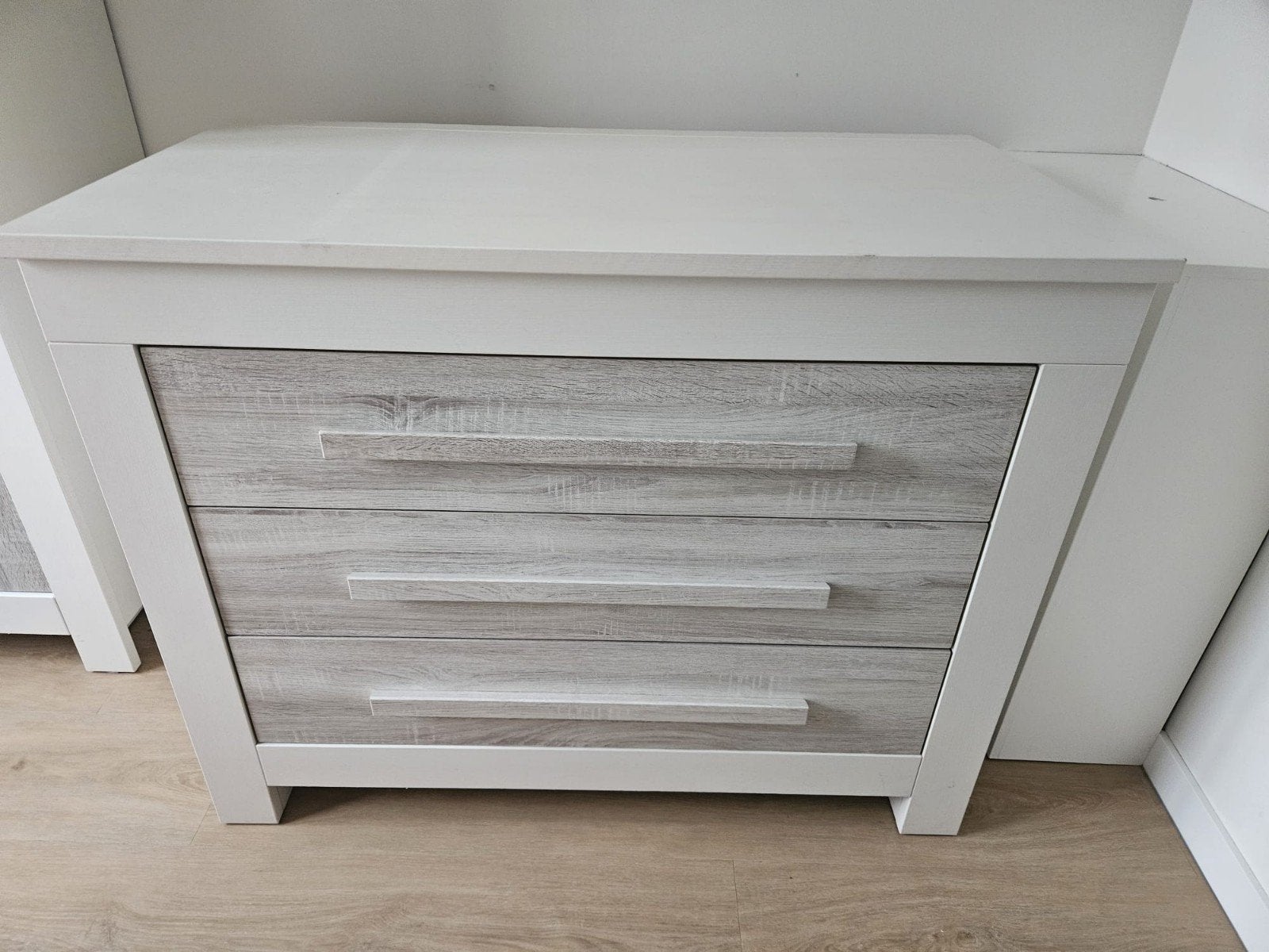 Complete babykamer Interbaby- commode, kledingkast, ledikant, Ophalen, Gebruikt, 50 tot 70 cm, 100 cm of meer