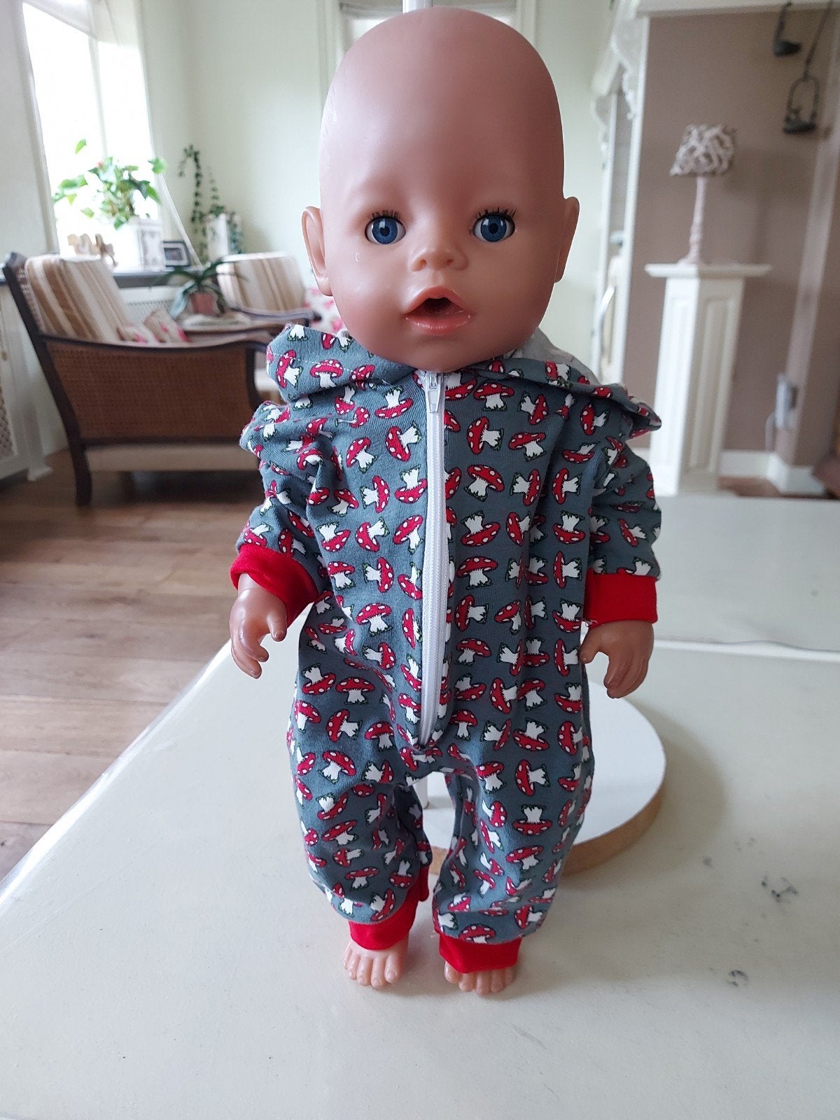 leuk paddestoelen pakje baby born pop 43cm, Ophalen of Verzenden, Nieuw, Babypop