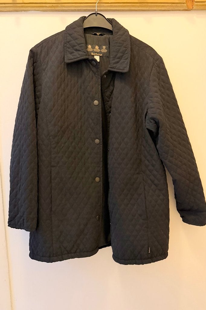 Barbour jas zwart 42, Kleding | Dames, Ophalen of Verzenden, Zo goed als nieuw, Maat 42/44 (L), Zwart