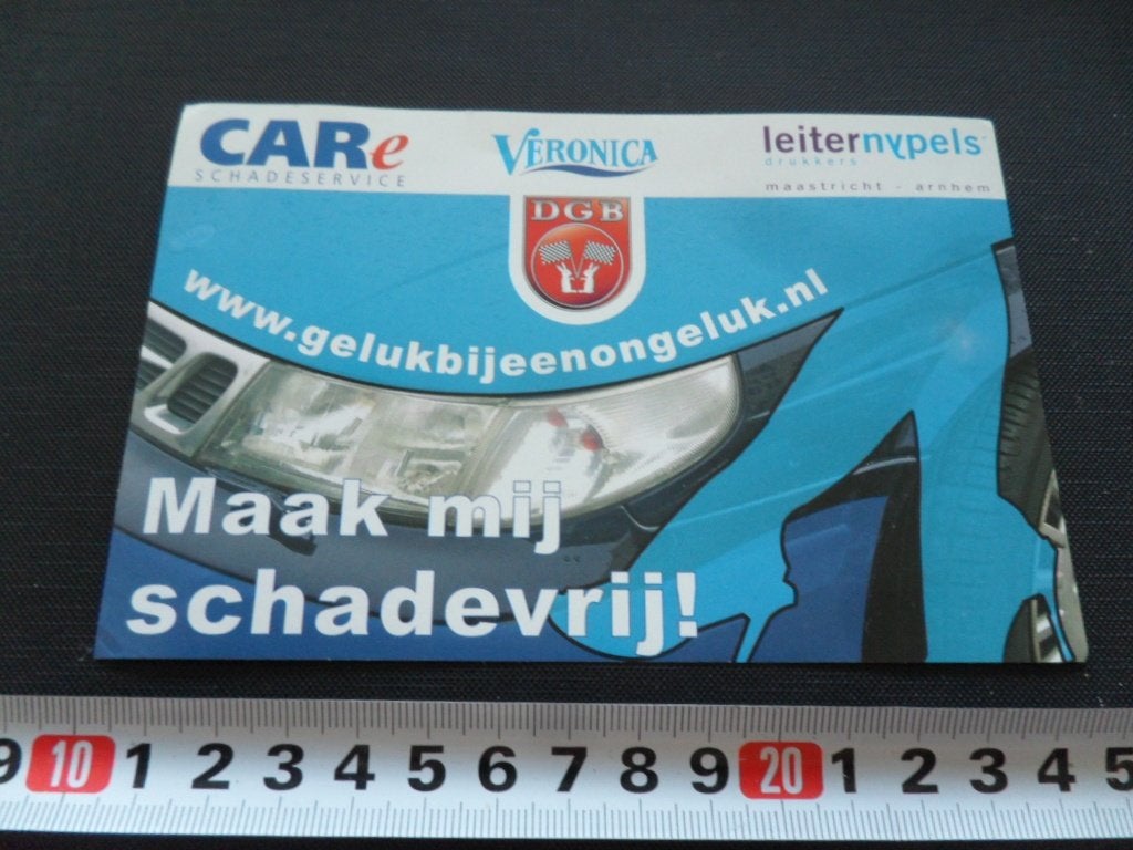 sticker  DGB  VERONICA Leiter nypels Masticht Arnhem, Verzamelen, Ophalen, Zo goed als nieuw