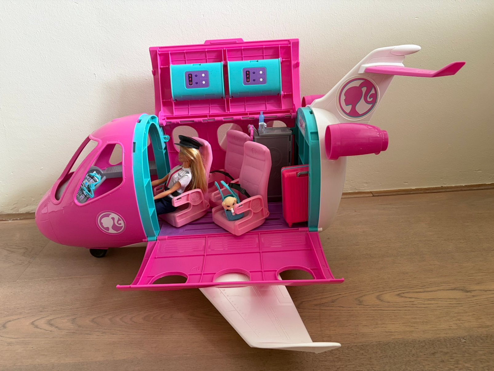 Barbie vliegtuig, Ophalen, Zo goed als nieuw