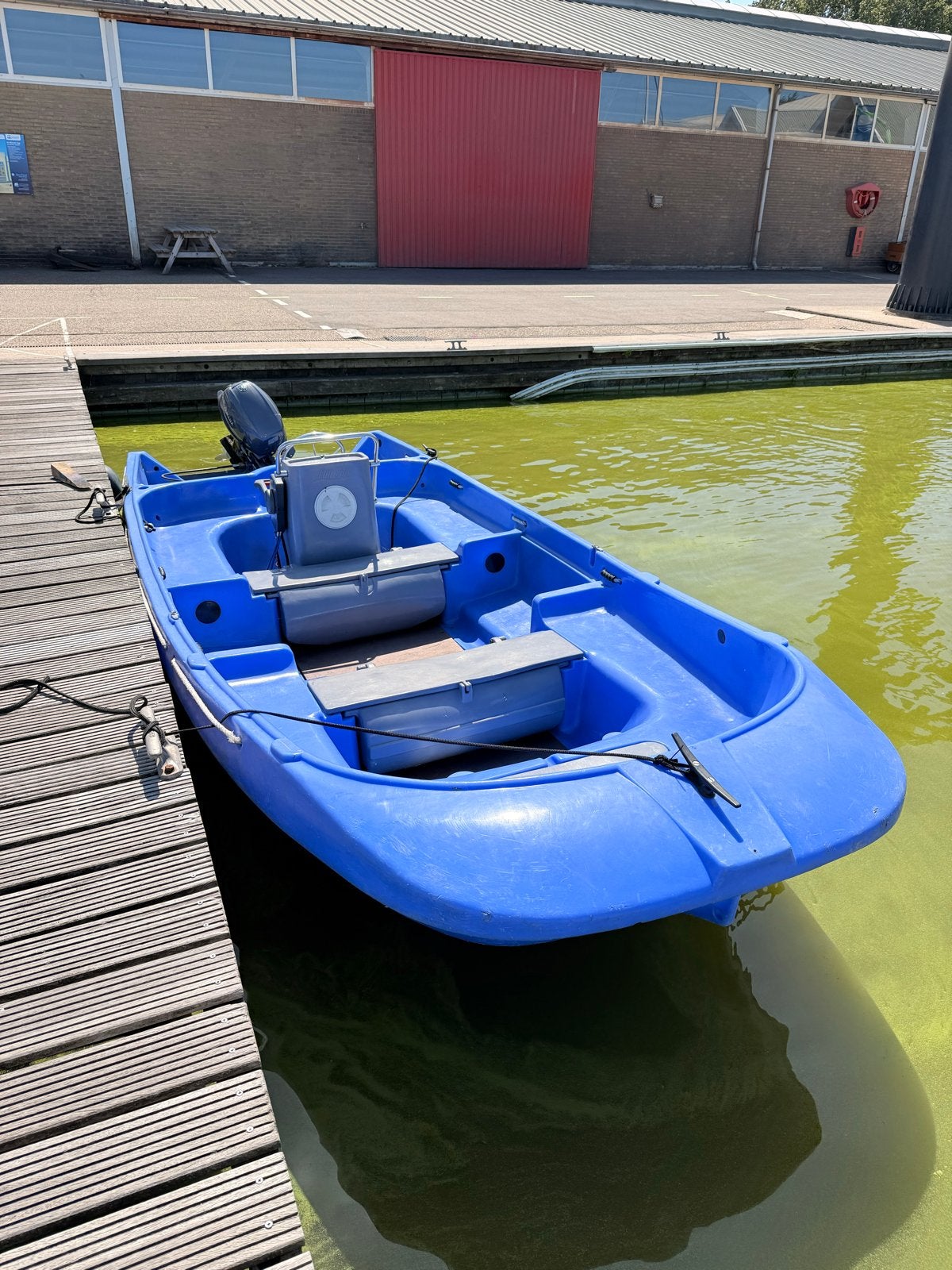 Fun Yak 450 met Yamaha 8pk (achteruit defect), Watersport en Boten, Ophalen, Overige merken, Gebruikt, Met afstandsbediening