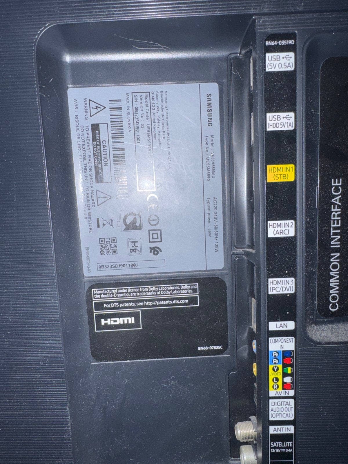 Samsung UE55M5590 55 inch Smart TV, Ophalen, LED, 50 Hz, Zo goed als nieuw