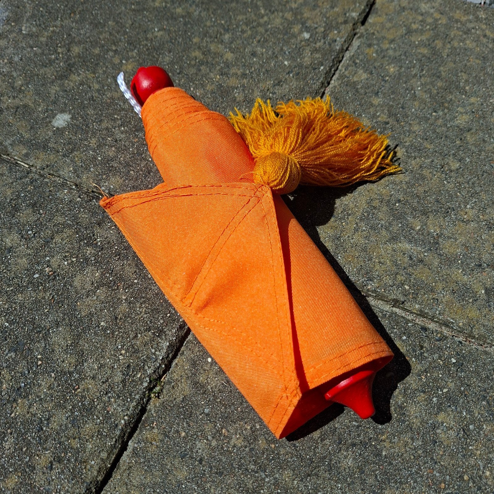 Oranje Wimpel met kwast van 150 cm., Ophalen of Verzenden