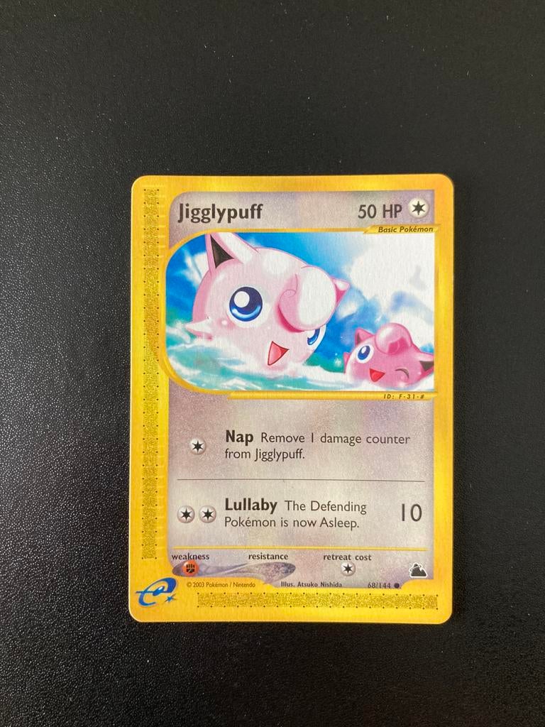 Pokemon kaart Jigglypuff, Ophalen of Verzenden, Zo goed als nieuw
