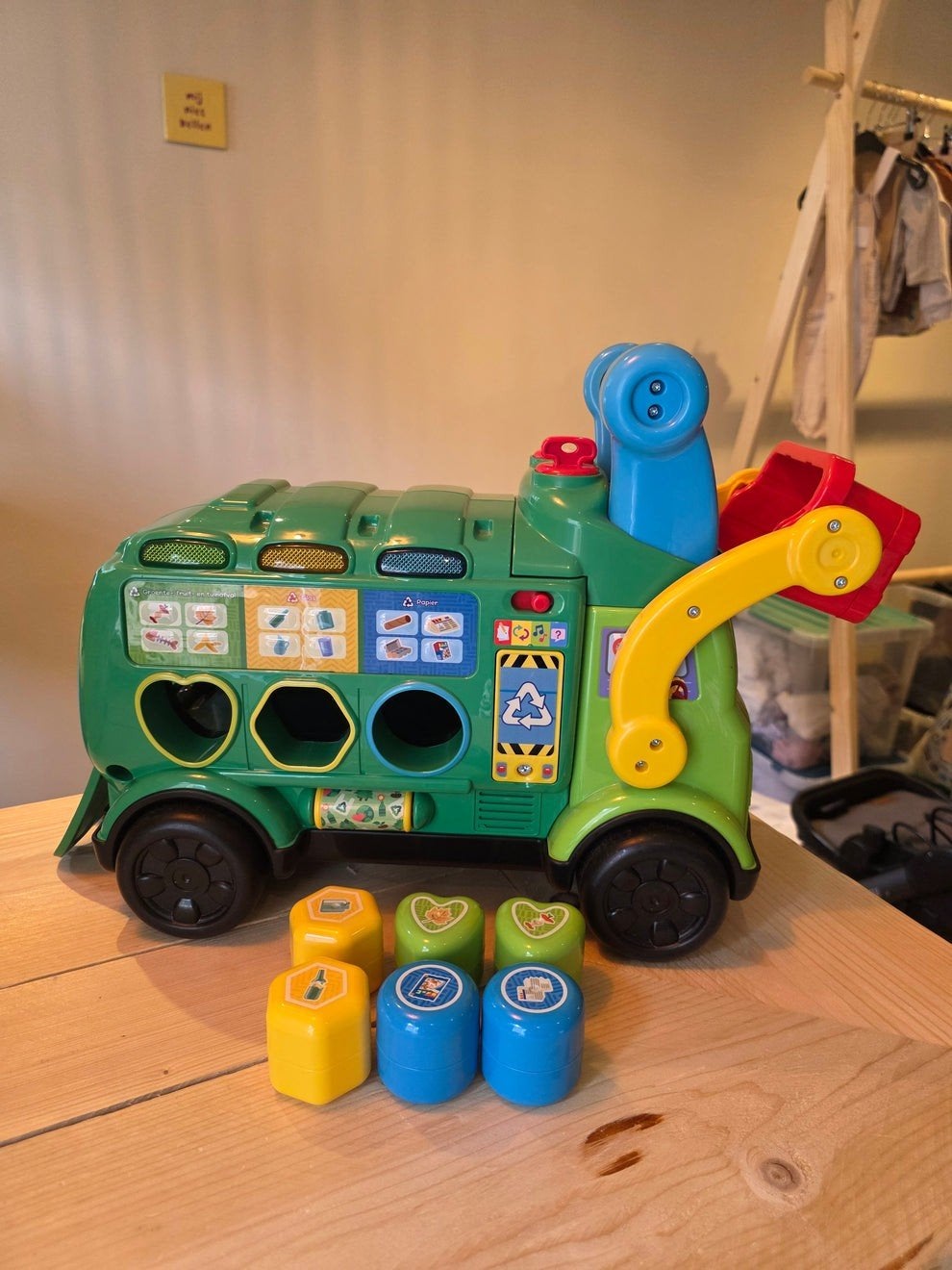 vtech sorteer & Leer recycletruck, Ophalen of Verzenden, X, 6 maanden tot 2 jaar, X
