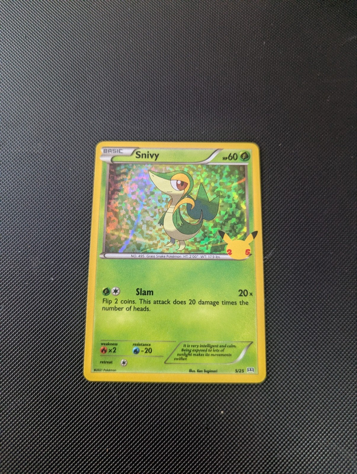 Snivy [Holo] #5 Pokemon McDonalds 2021 fresh uit pack, Ophalen, Nieuw