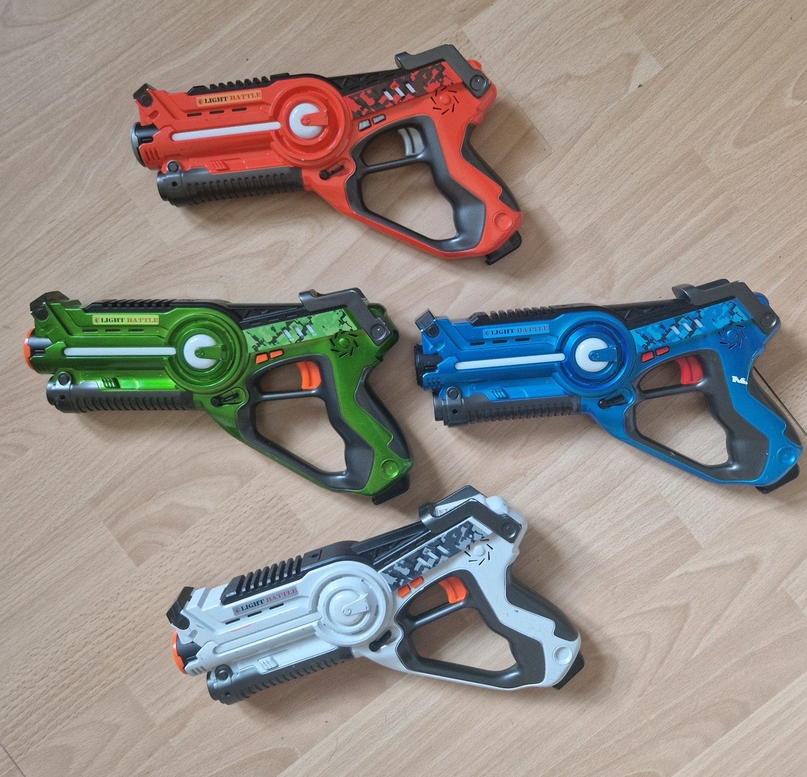LIGHT BATTLE Lasergame voor kinderen 4 stuks, Ophalen of Verzenden, Zo goed als nieuw