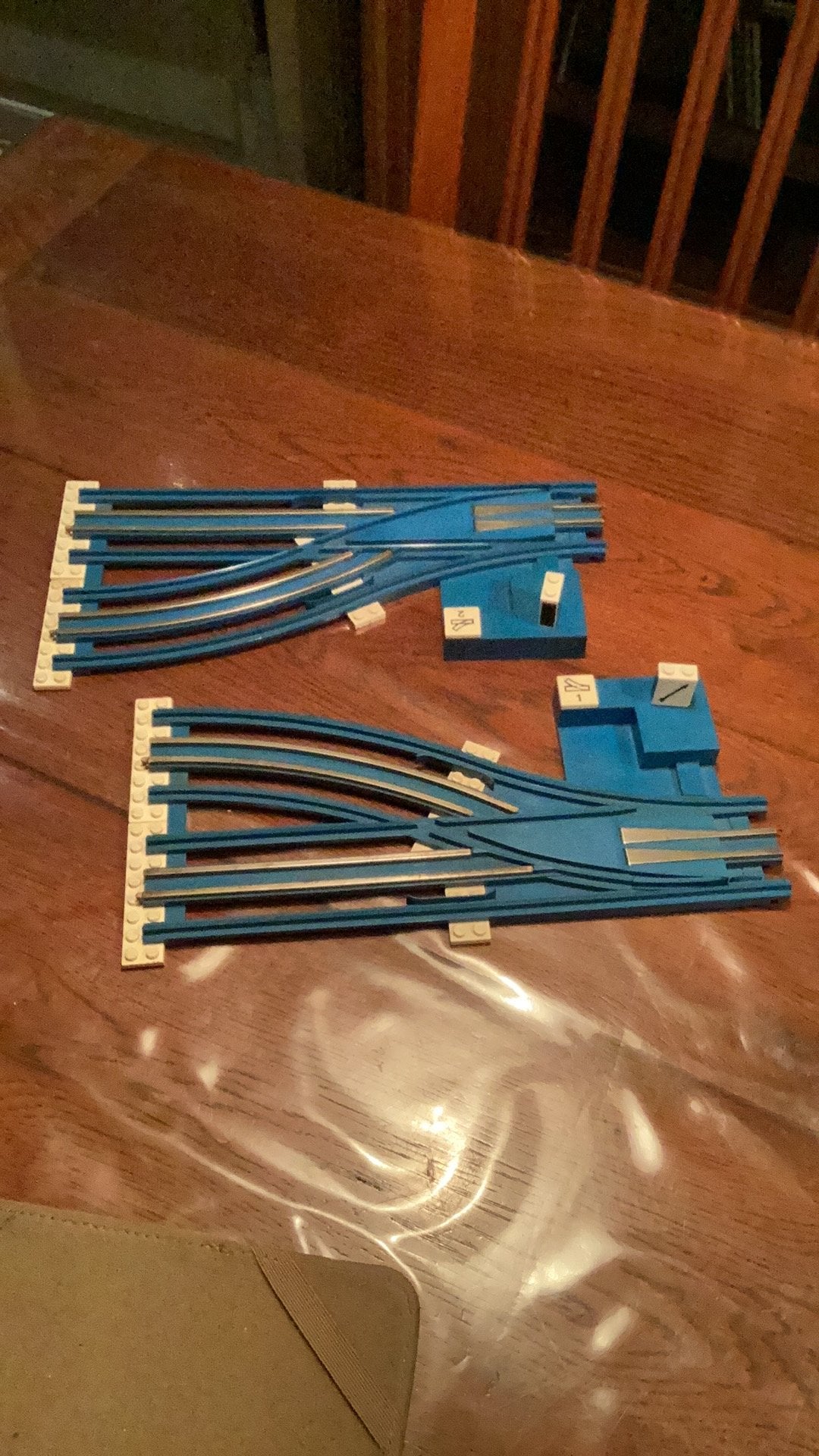 2x lego treinwissel 12volt set 755, City, Lego, Ophalen of Verzenden, Zo goed als nieuw
