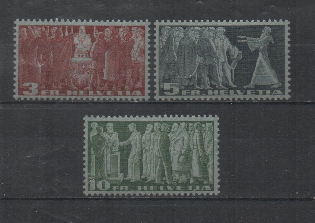 Z167 Zwitserland 328/30 postfris, Verzenden, Postfris