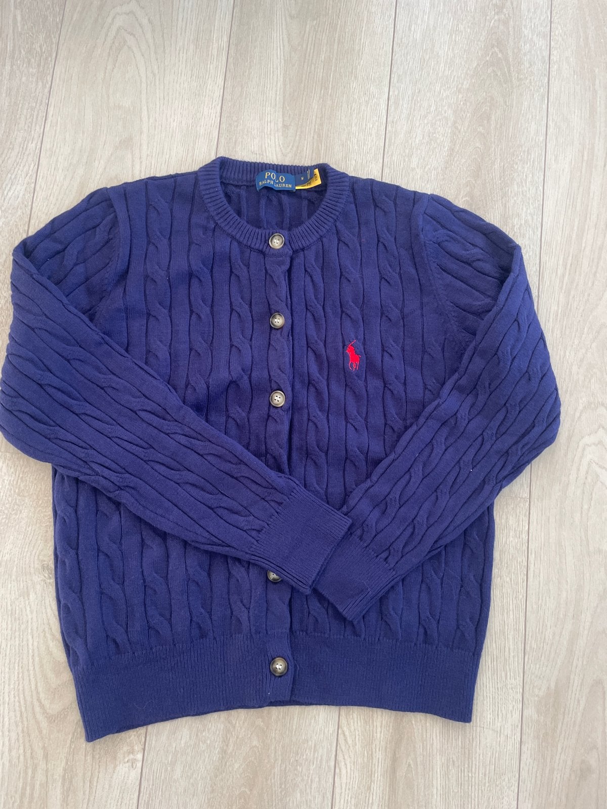 Nieuw Ralph Lauren Kasjmier Cardigan - Maat M, Verzenden, Nieuw, Maat 38/40 (M), Blauw