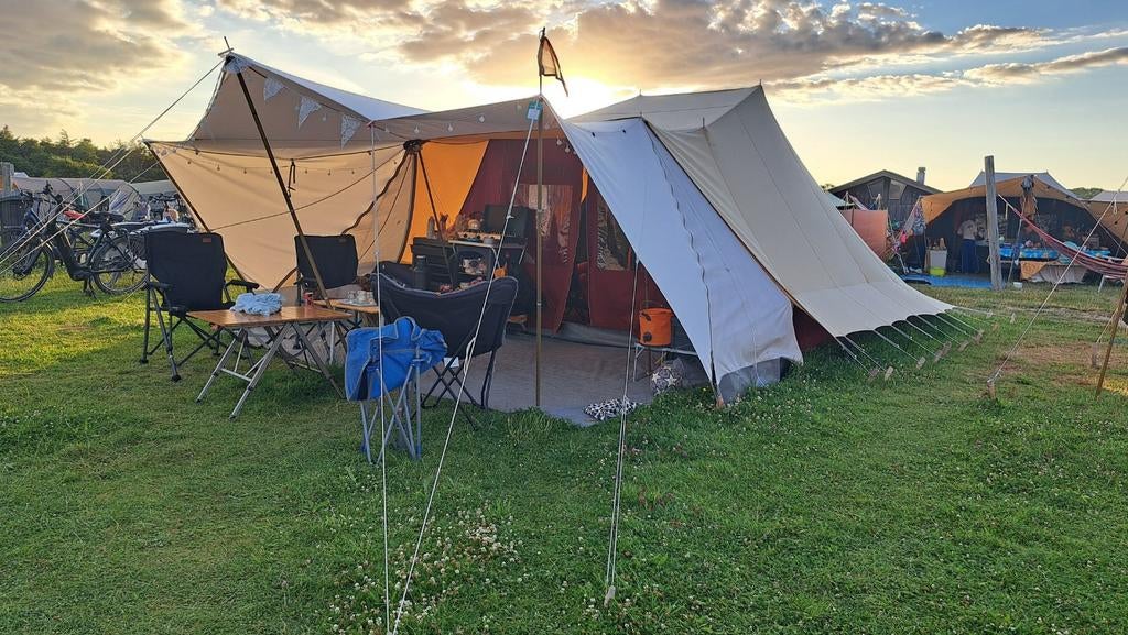 De Waard Vergrootte Zilvermeeuw, slechts twee staweken!, Caravans en Kamperen, Tenten, Ophalen, Gebruikt