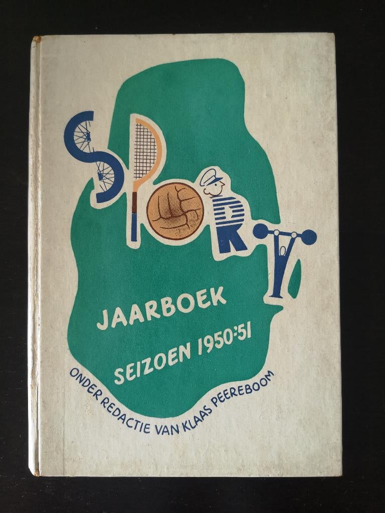 Sport Jaarboek seizoen 1950-'51, onder redactie K. Peereboom, Ophalen of Verzenden, Gelezen, Balsport