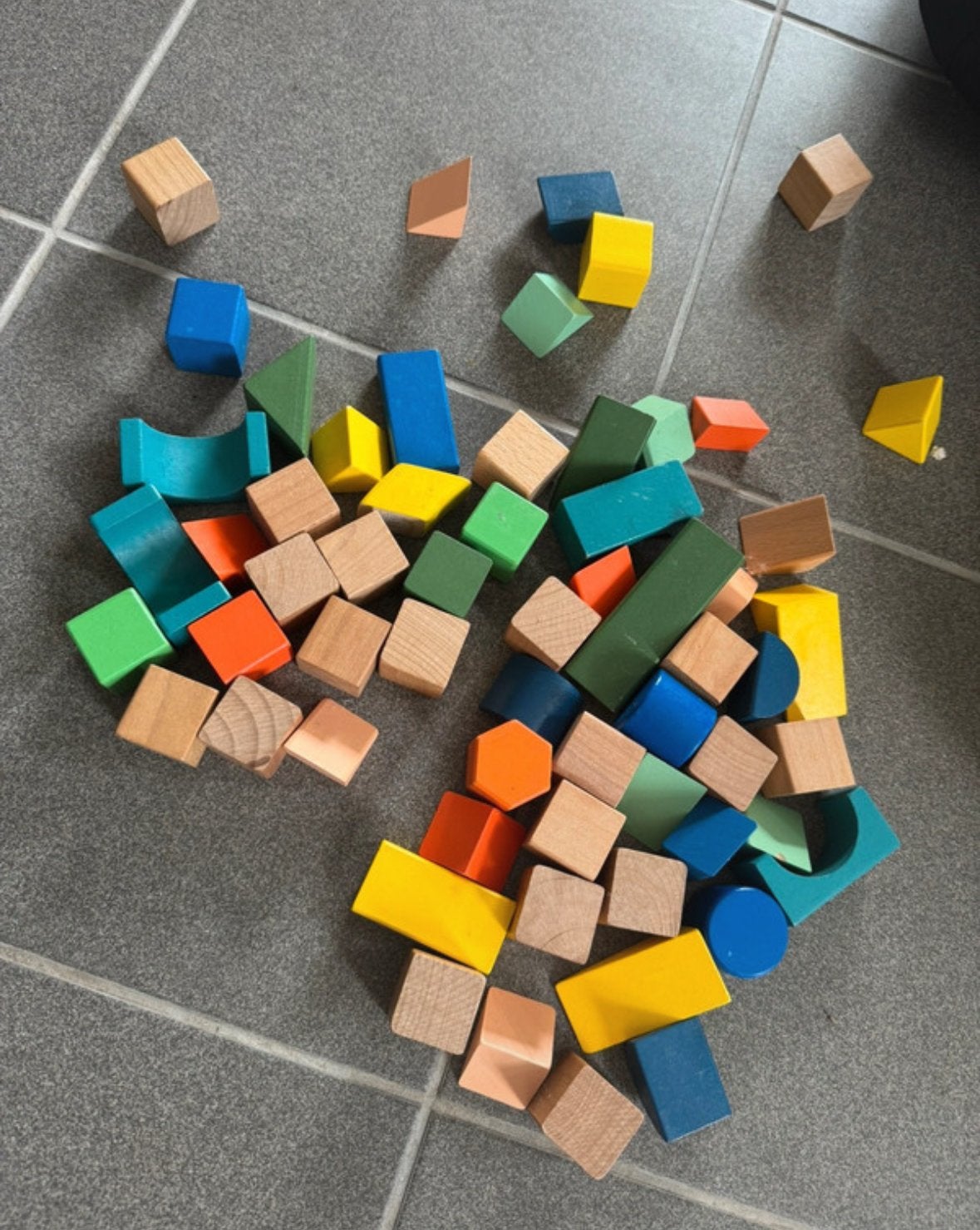 Houten blokken set HEMA, Kinderen en Baby's, Speelgoed | Bouwstenen, Ophalen of Verzenden, Zo goed als nieuw, Overige merken