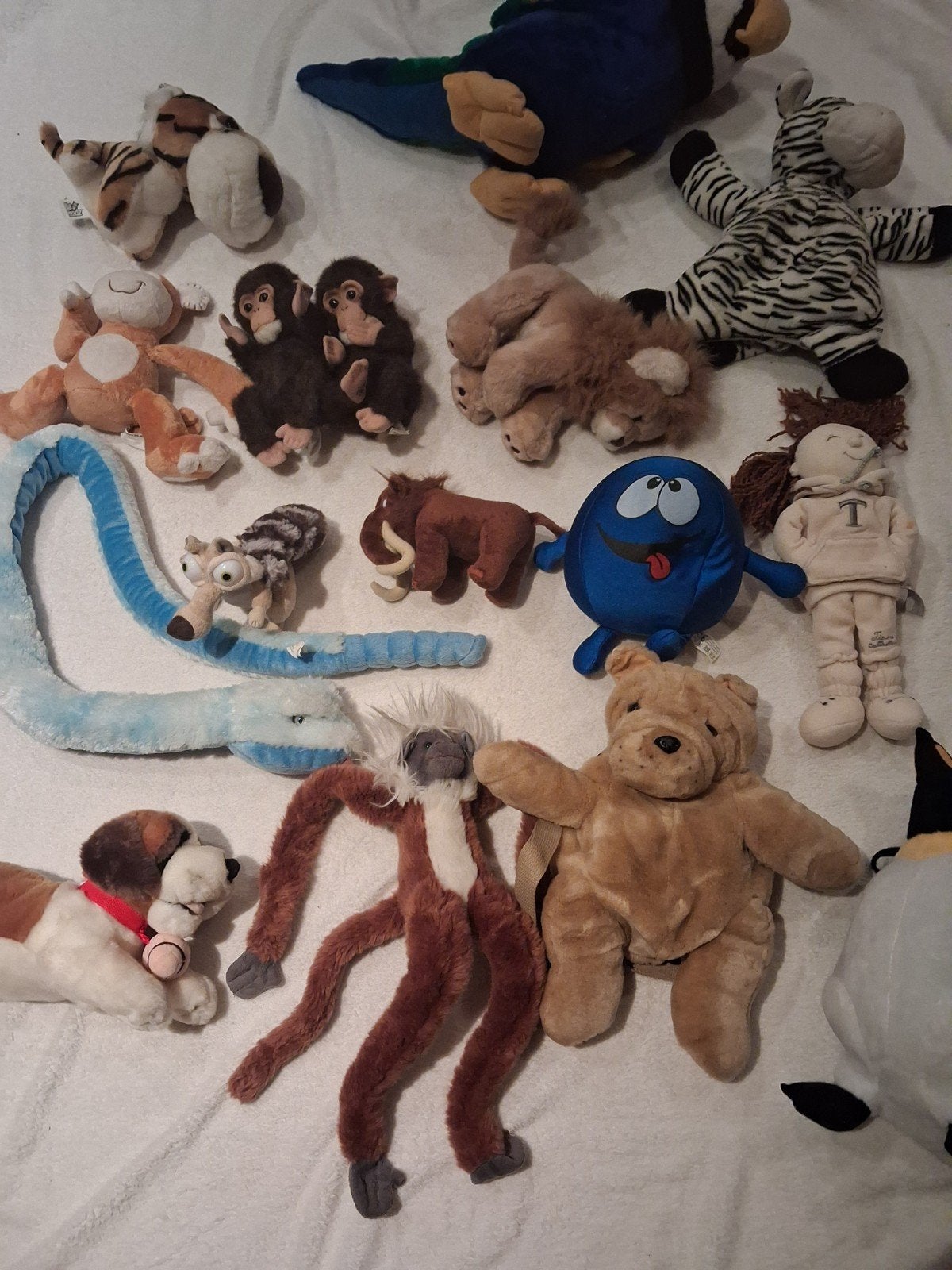 Grote collectie knuffels: Disney, Ice Age, en meer!, Gebruikt, Overige merken, Disney, Ophalen of Verzenden