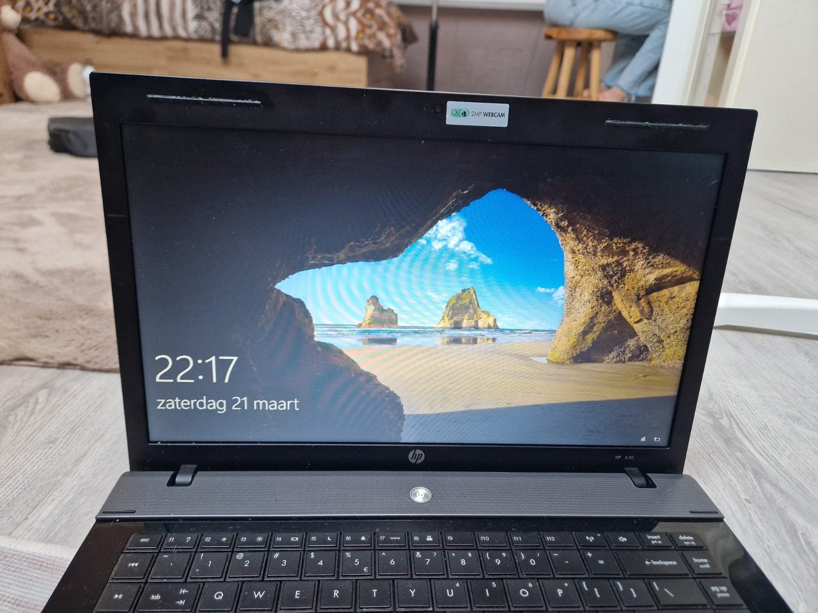 Werkende HP laptop met groot scherm en CD-speler, Computers en Software, Ophalen of Verzenden, Gebruikt, 17 inch of meer, HP