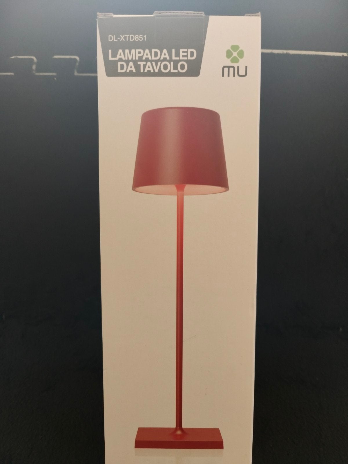Moderne LED Tafellamp - Rood, Oplaadbaar & Dimbaar, Huis en Inrichting, Nieuw, Ophalen of Verzenden, Sfeerlamp, Rood