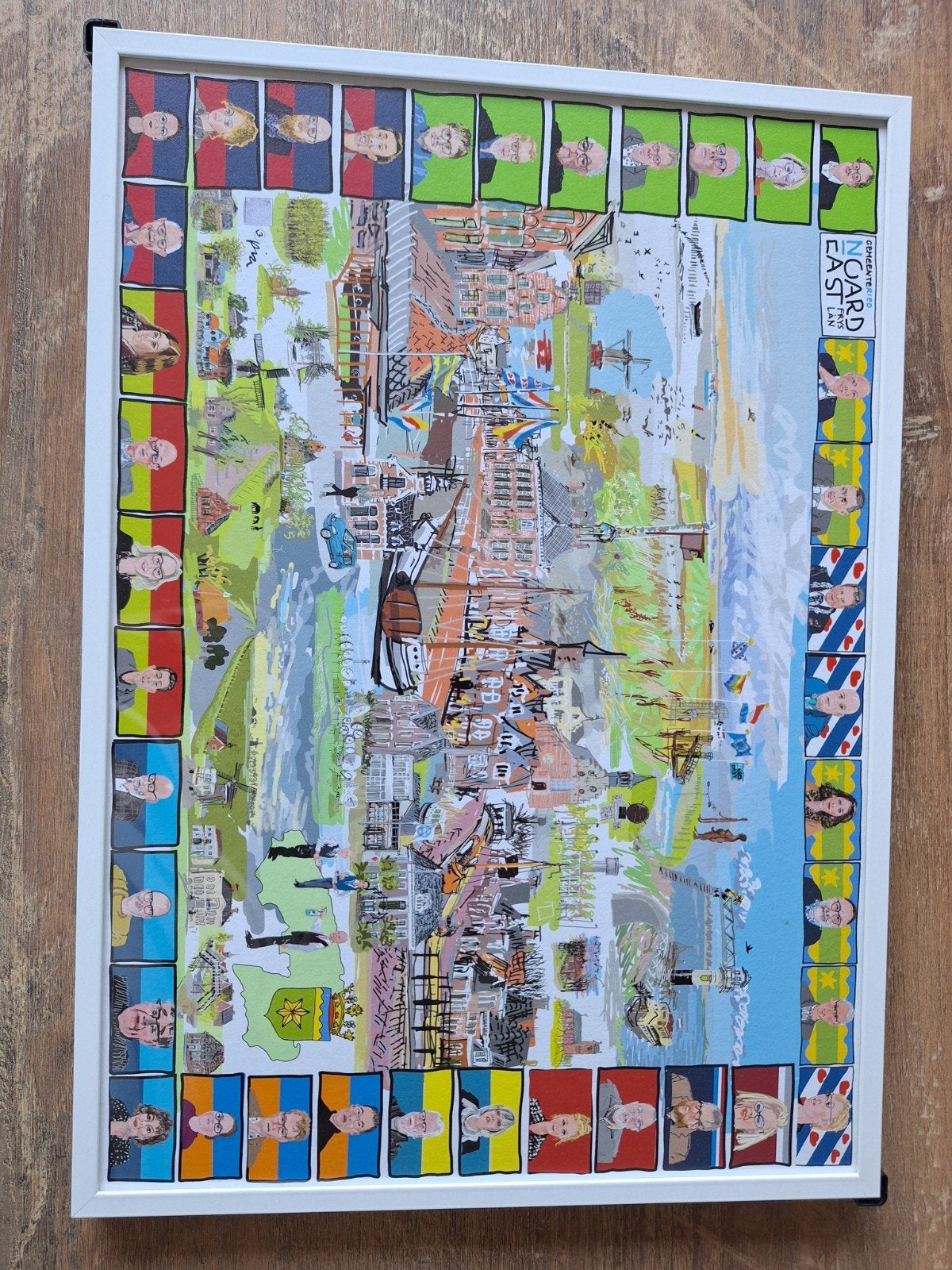 tekening van Pia Sprong van Noard East Fryslan, Ophalen