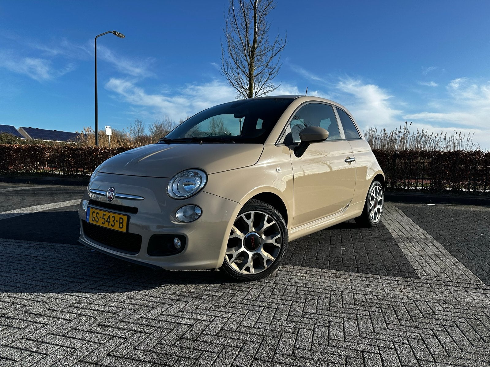 Fiat 500 0.9 80pk Twinair Turbo Dualogic 2015 Bruin, 31 €/maand, Bruin, Origineel Nederlands, 26 km/l